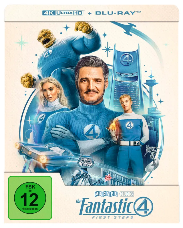 fantastic-four-first-steps-4k-uhd-steelbook-blu-ray image 1