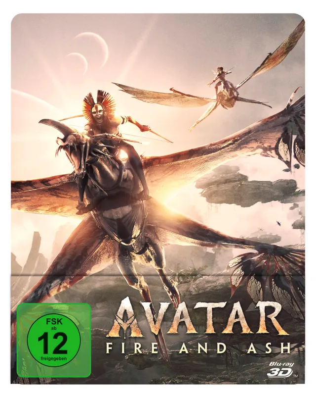 leonine-avatar-fire-and-ash-steelbook-3d-blu-ray-2d-film-sammlerbox image 1