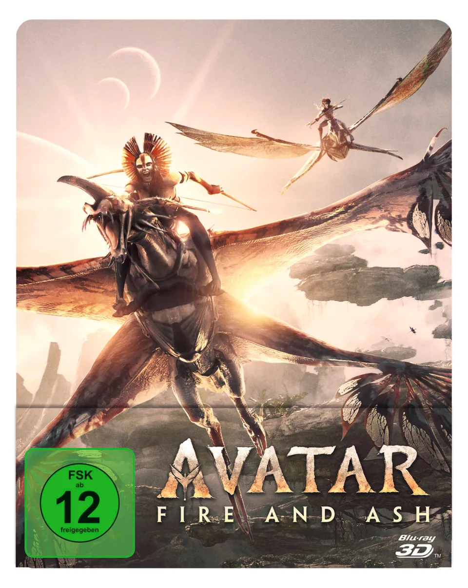 leonine-avatar-fire-and-ash-steelbook-3d-blu-ray-2d-film-sammlerbox image 1