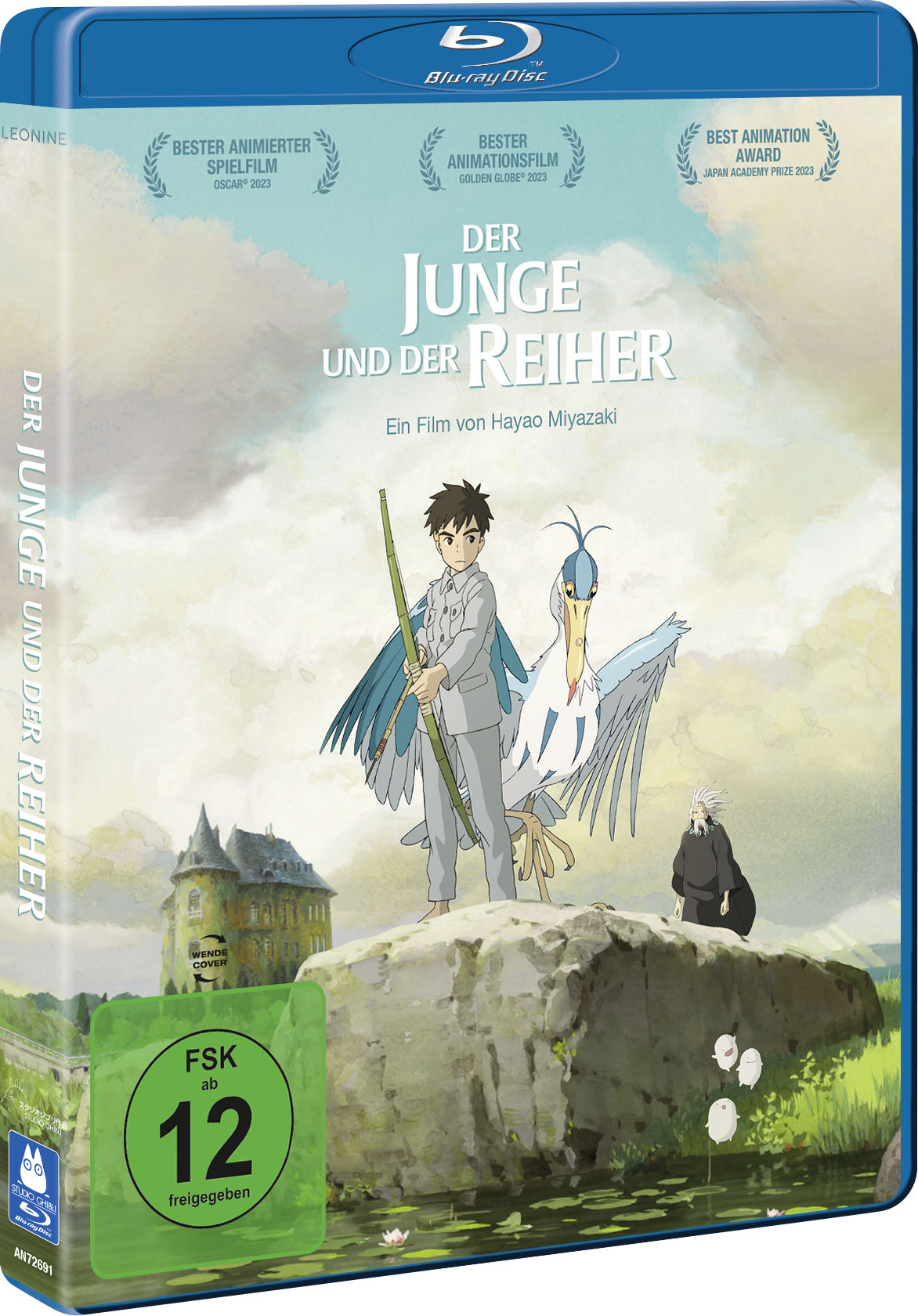 leonine-blu-ray-der-junge-und-der-reiher-film-studio-ghibli image 2