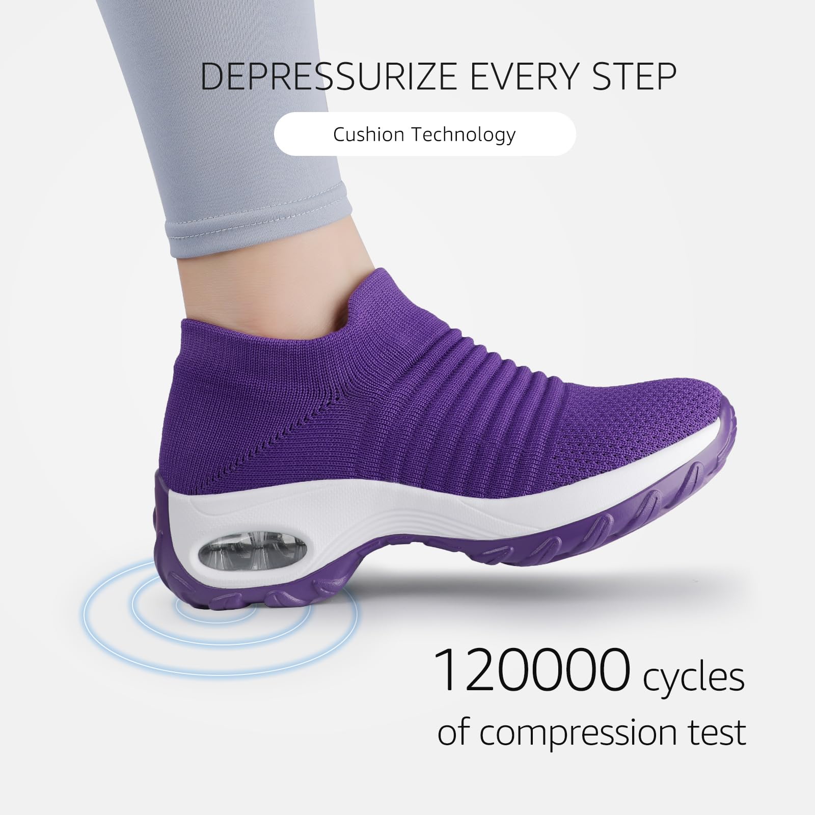 hkr-sneaker-damen-slip-on-violett-35-memory-foam image 3