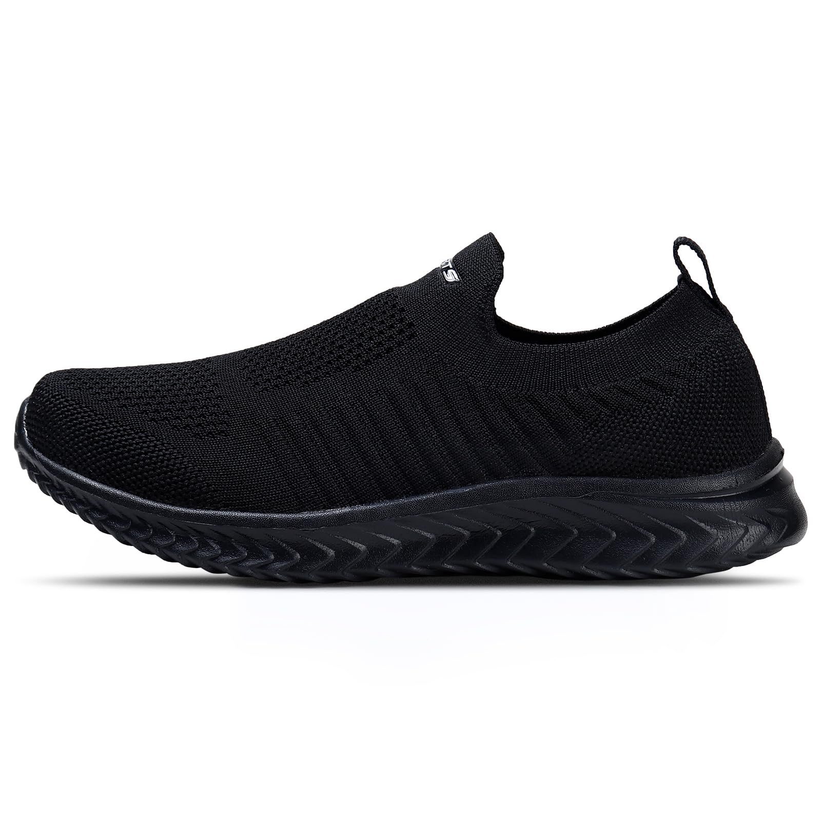 hkr-damen-slip-on-sneaker-sportschuhe-atmungsaktiv-schwarz image 8