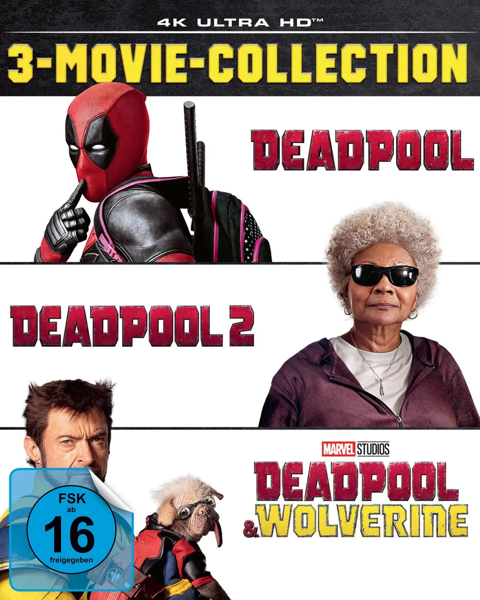 leonine-studios-deadpool-3-movie-collection-4k-uhd-blu-ray image 1