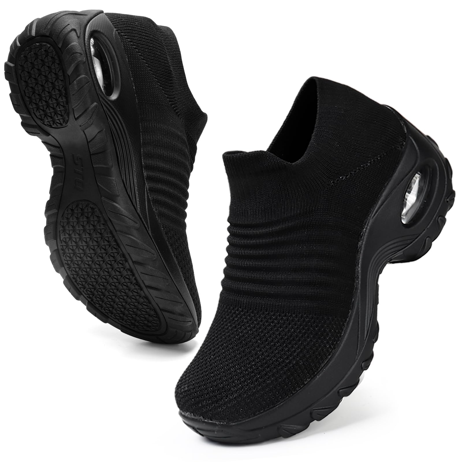 hkr-women-s-sneakers-sneaker-schwarz-35-eu-memory-foam image 1