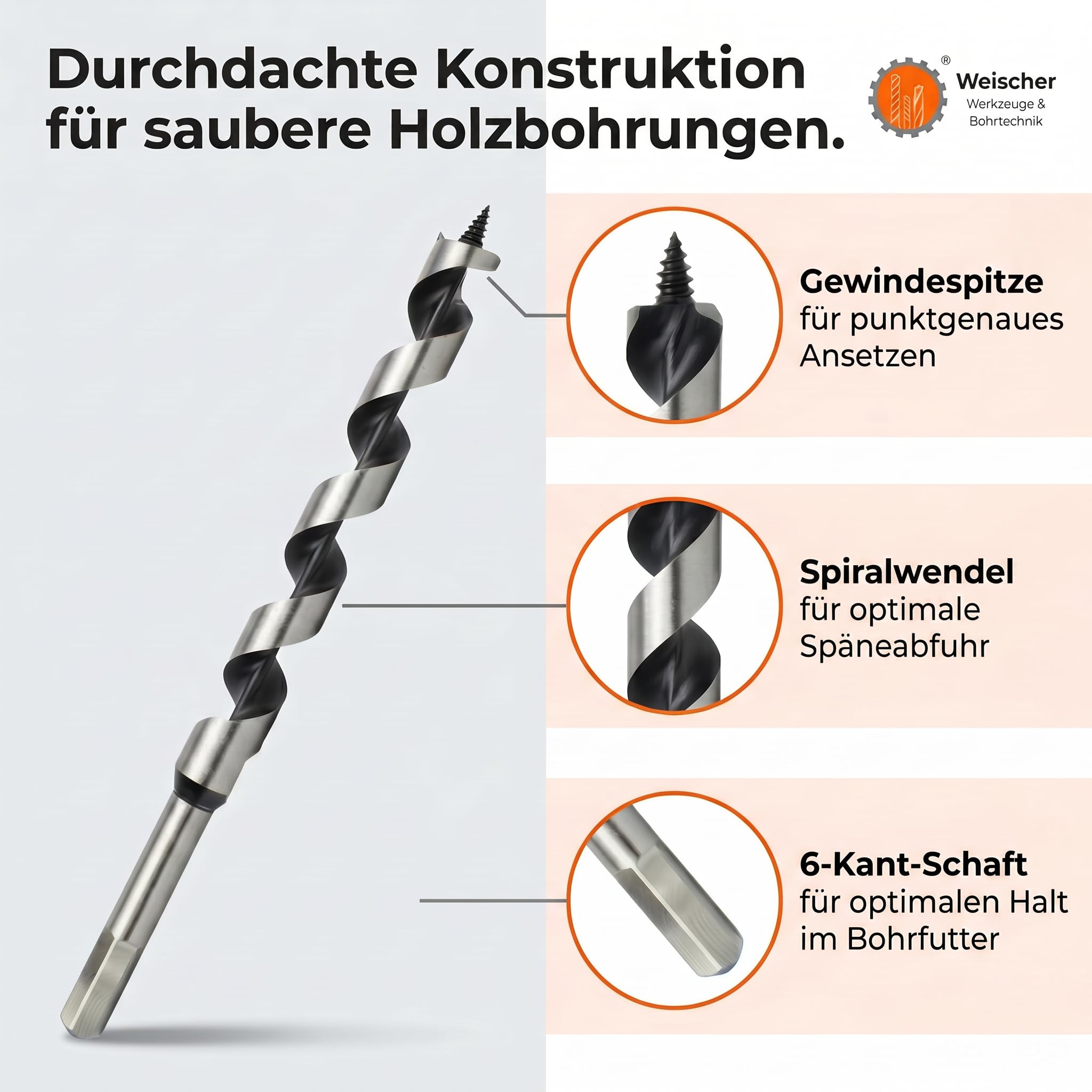 weischer-schlangenbohrer-40x460-mm-holzbohrer-sechskant image 2