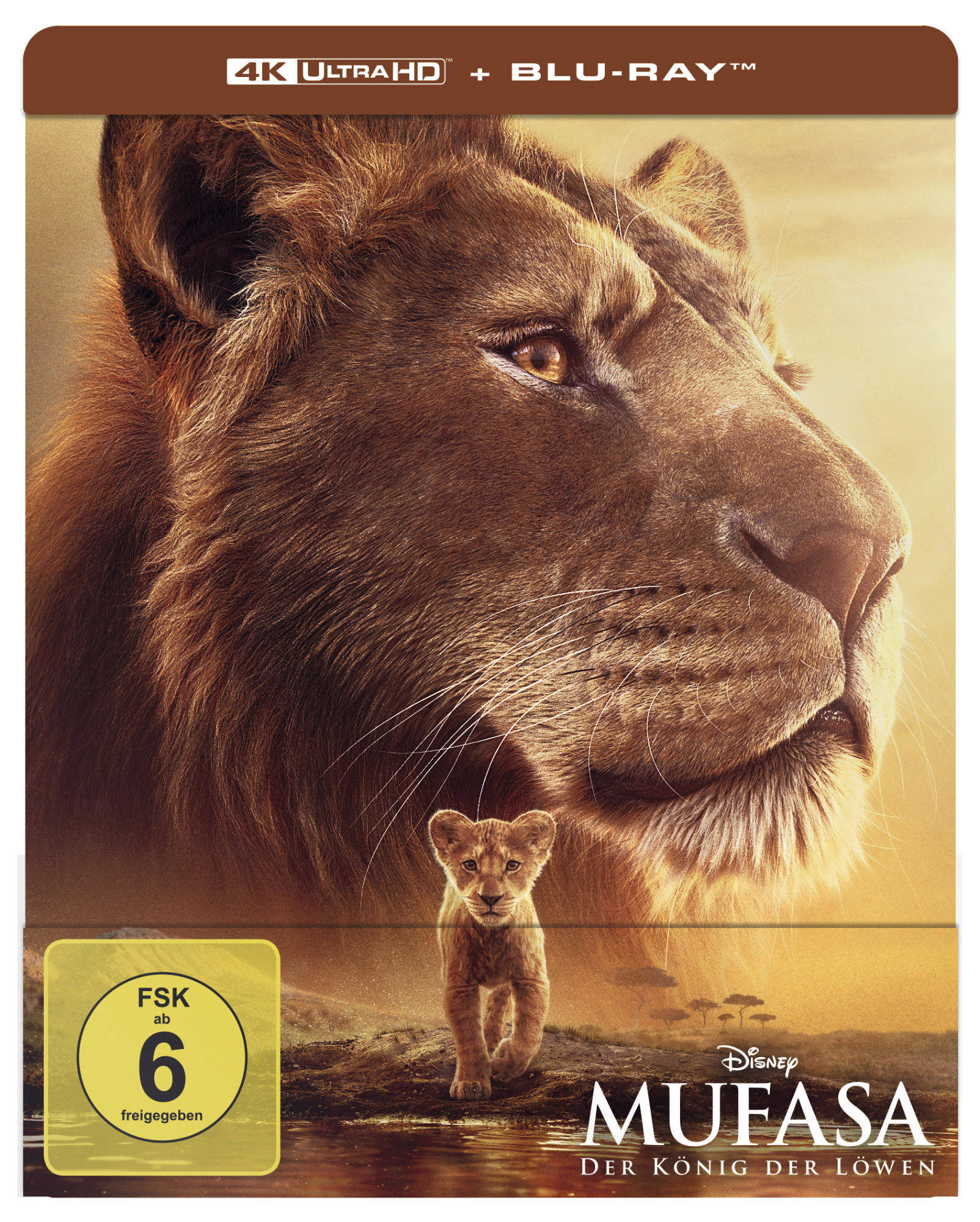 mufasa-k-nig-der-l-wen-steelbook-4k-uhd-blu-ray-disney image 1