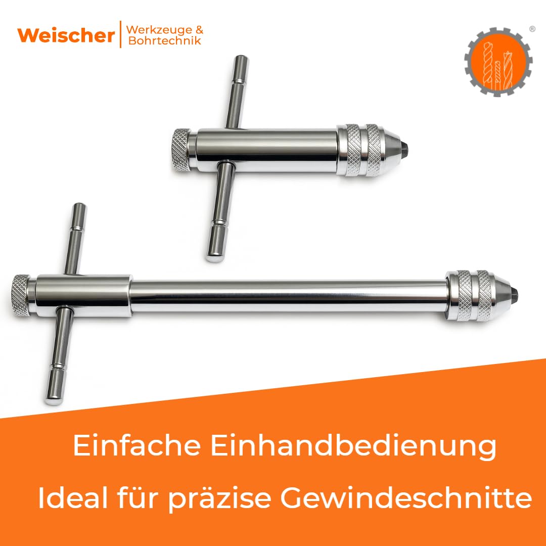 weischer-werkzeughalter-knarre-kurz-m3-m8-t-griff-gewinde image 2