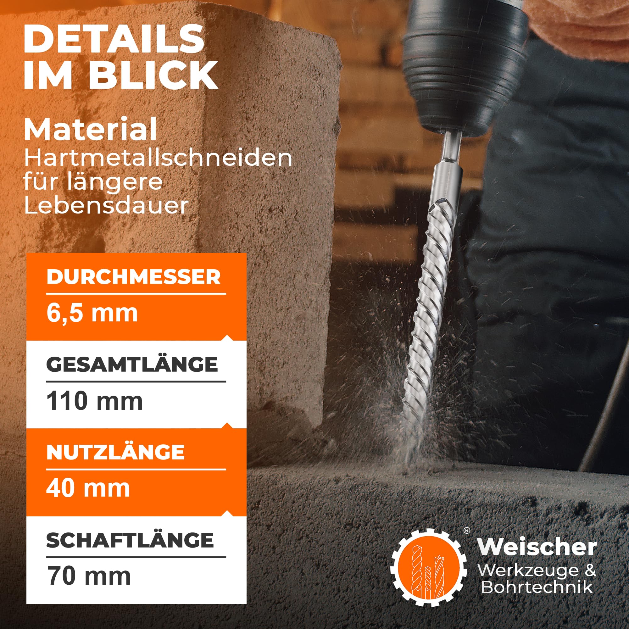 weischer-bohrer-sds-plus-35x400mm-betonbohrer-vierschneidig image 8