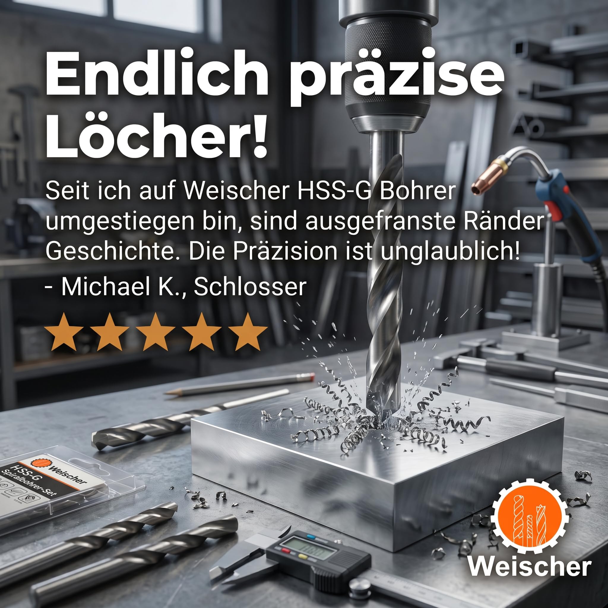 weischer-spiralbohrer-hss-g-8-5mm-5-st-ck-metallbohrer-stahl image 5