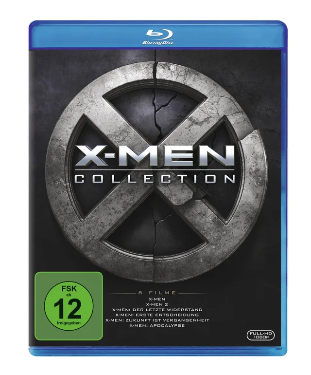 x-men-1-6-blu-ray-box-marvel-6-filme-set image 1