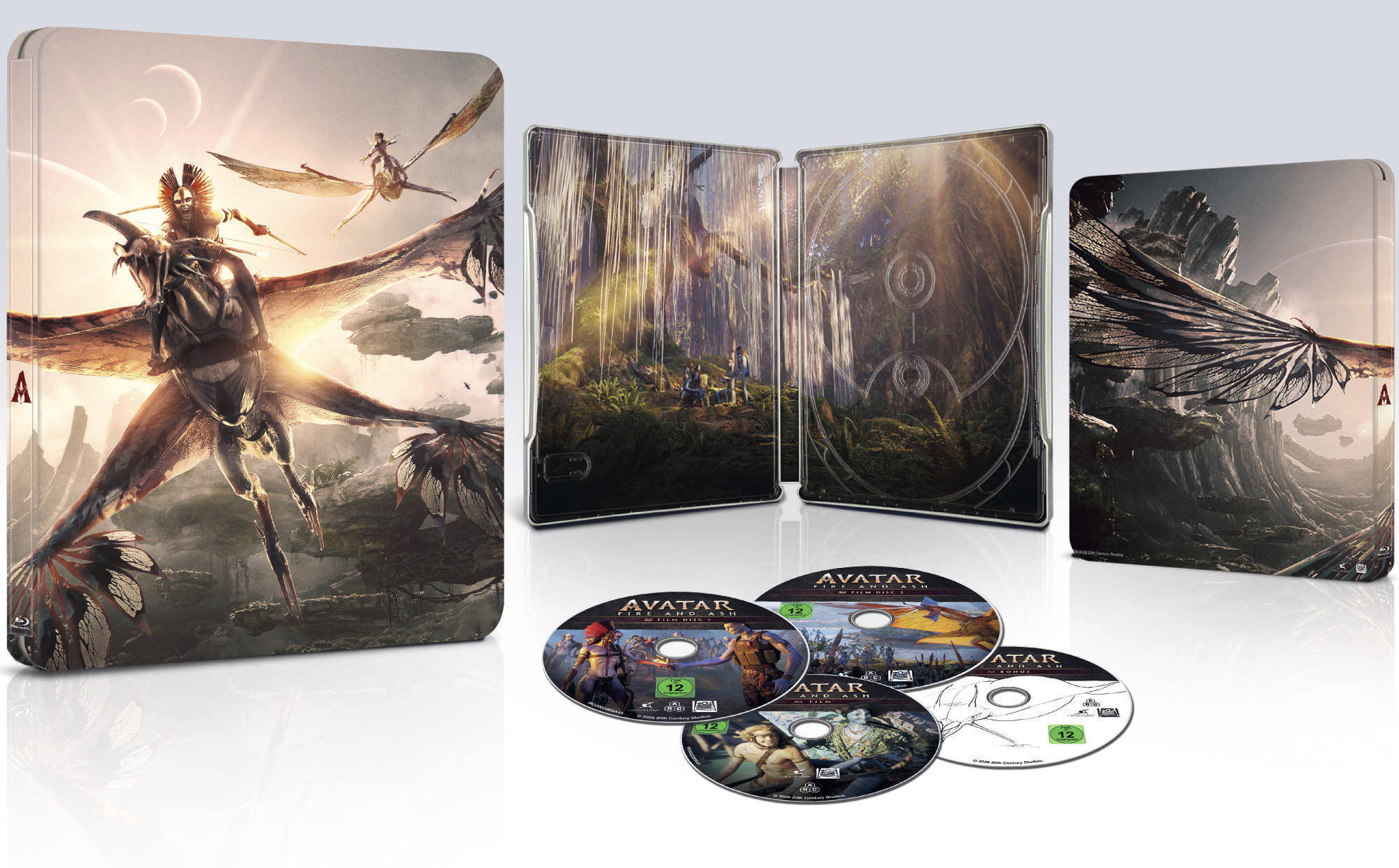 leonine-avatar-fire-and-ash-steelbook-3d-blu-ray-2d-film-sammlerbox image 3