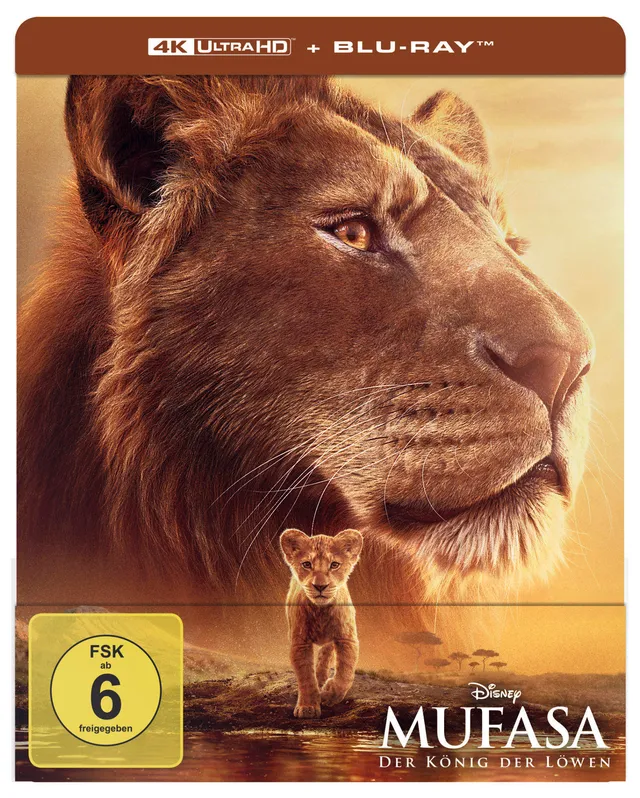 mufasa-k-nig-der-l-wen-steelbook-4k-uhd-blu-ray-disney image 1