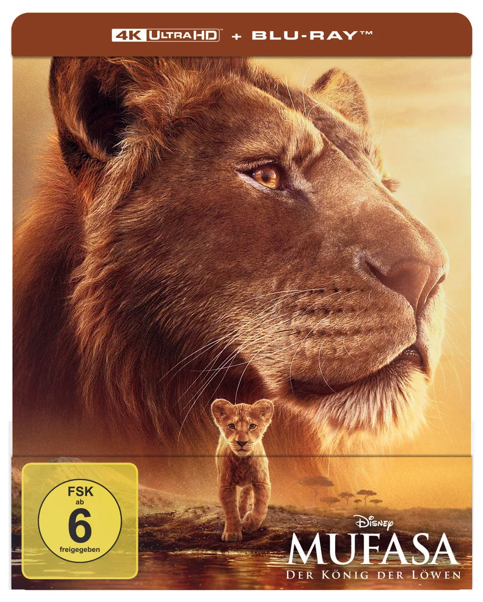 mufasa-k-nig-der-l-wen-steelbook-4k-uhd-blu-ray-disney image 1