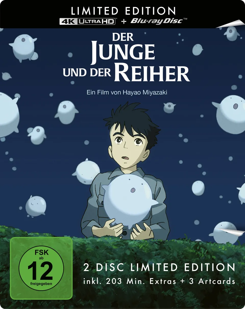 studio-ghibli-der-junge-und-der-reiher-4k-uhd-steelbook-blu-ray image 1