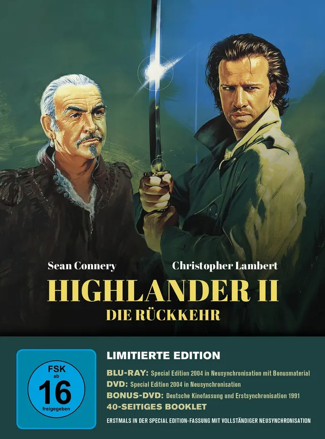 highlander-ii-blu-ray-mediabook-actionfilm-uncut image 1