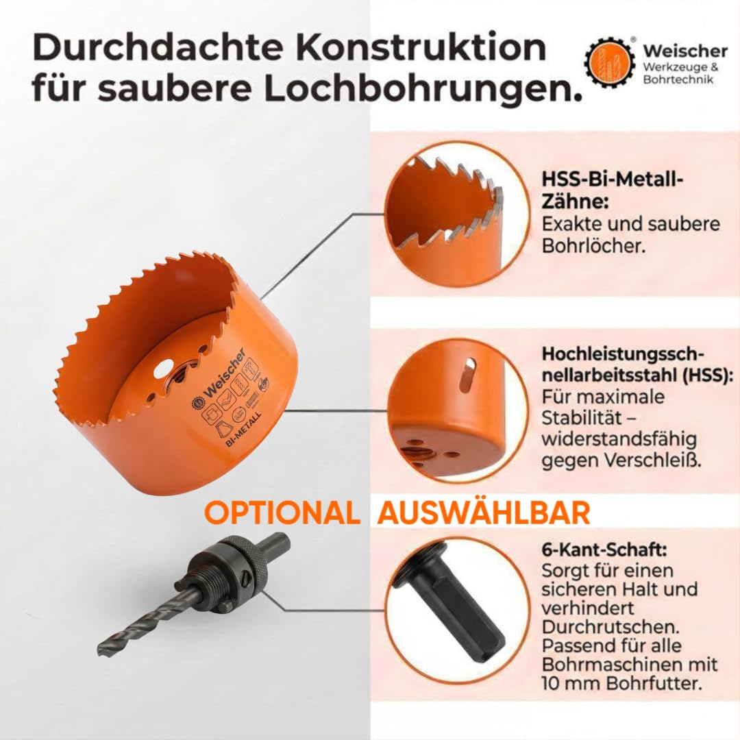 weischer-lochs-ge-hss-bi-metall-14mm-bohrkrone-40mm image 3